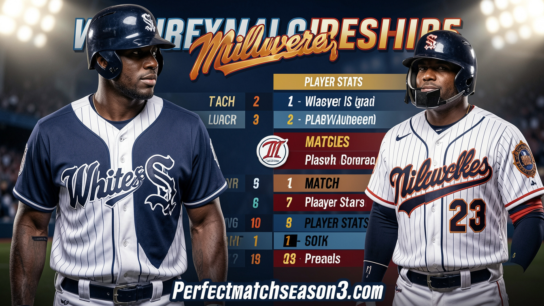White Sox vs Milwaukee Brewers Match Player Stats