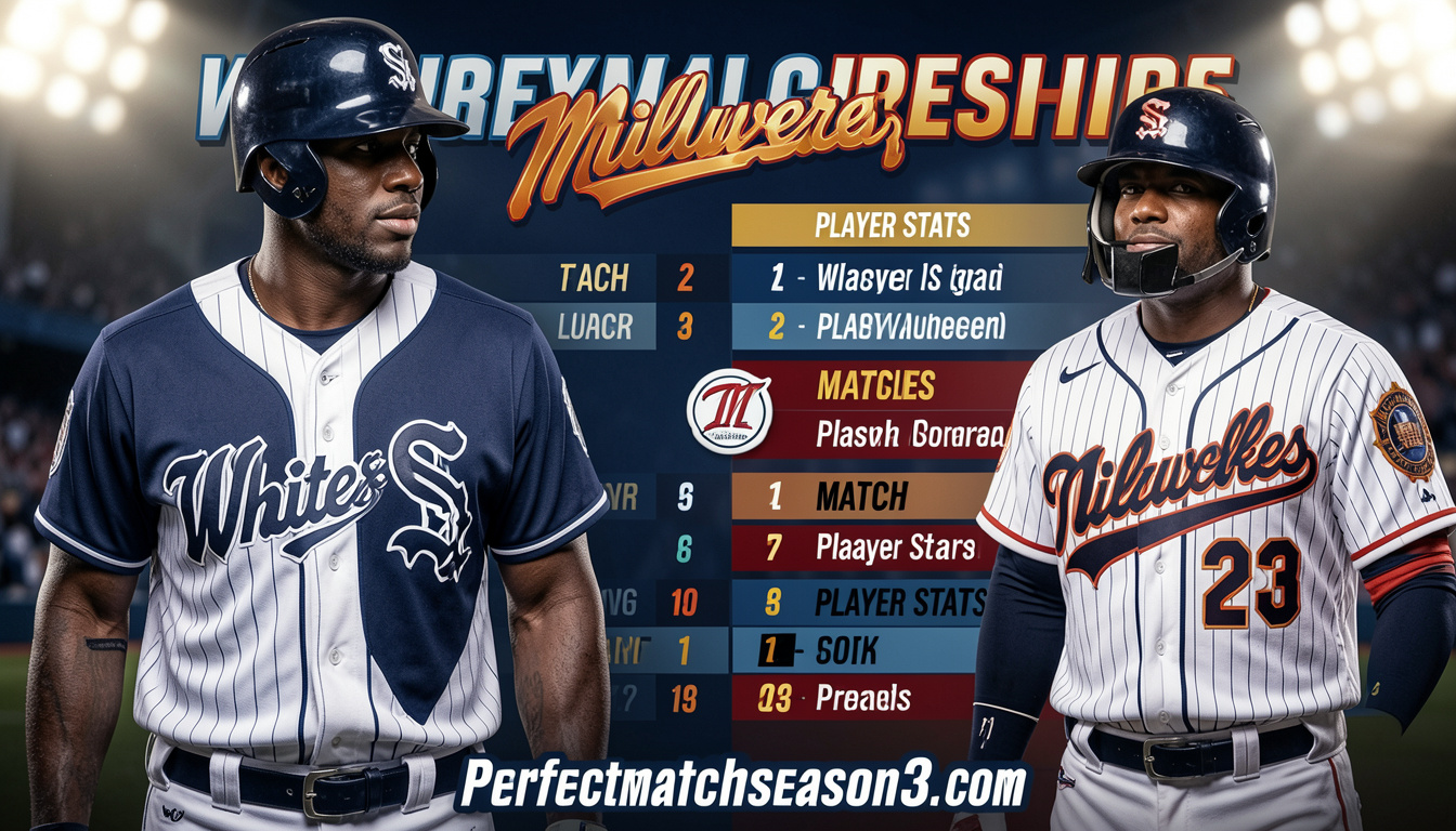 White Sox vs Milwaukee Brewers Match Player Stats