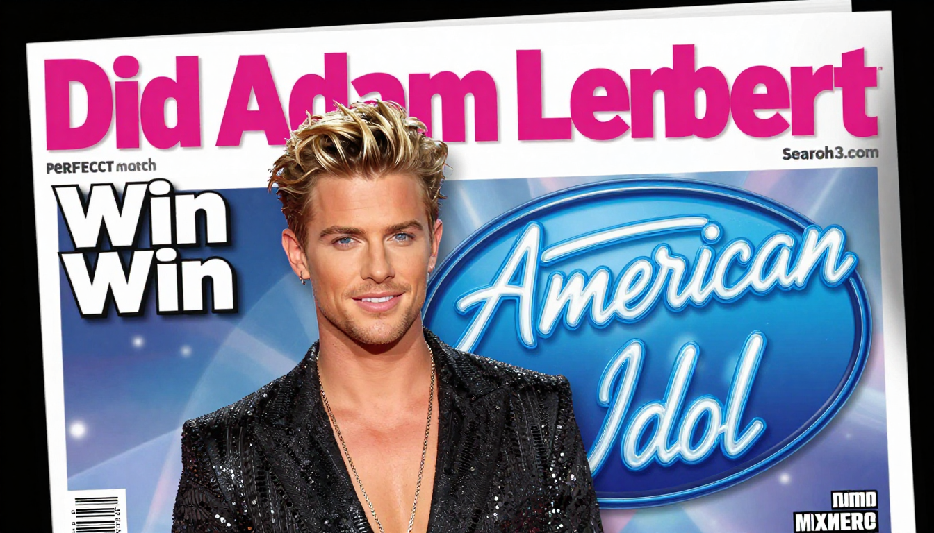 Did Adam Lambert Win American Idol