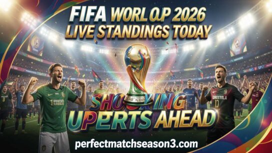 FIFA World Cup 2026 Live Standings Today
