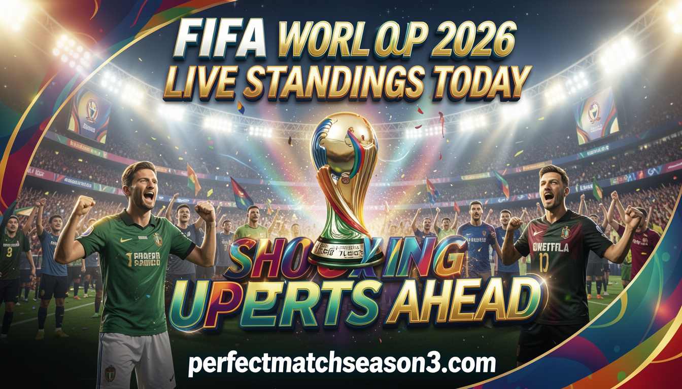 FIFA World Cup 2026 Live Standings Today