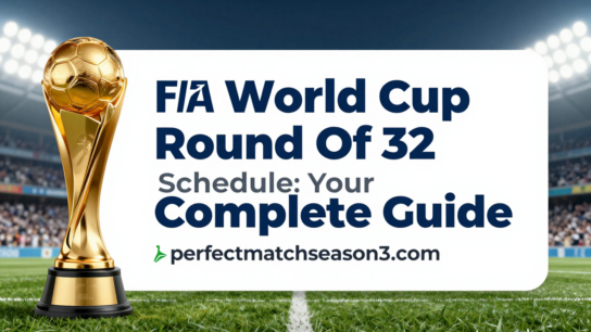 FIFA World Cup Round of 32 Schedule