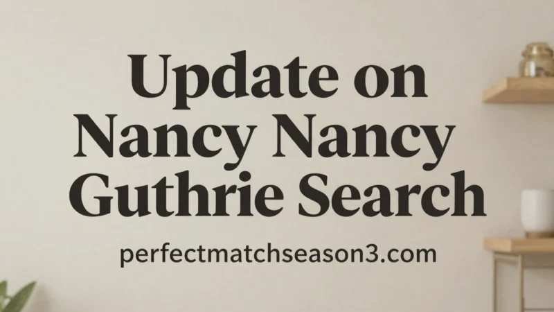 Update on Nancy Guthrie Search: Heartbreaking Mystery Deepens in 2026
