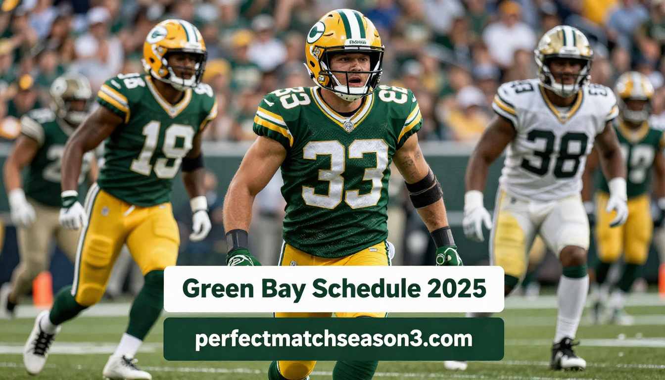 Green Bay Packers Schedule 2025